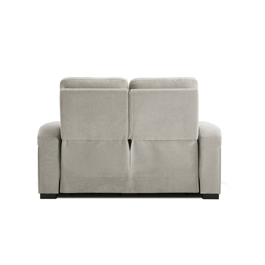 Comfort Supreme Power Recliner Loveseat with Power Headrests and USB Charging Ports