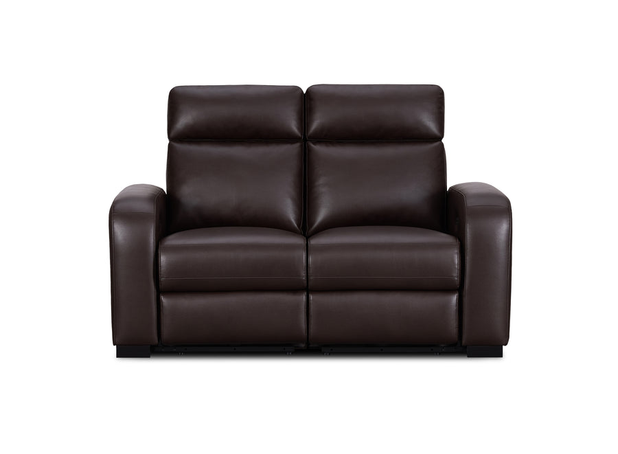 Comfort Supreme Power Recliner Loveseat Sofa with Power Headrests, Drop Down Table, Reading Lights, AC Outlets and USB Charging Ports