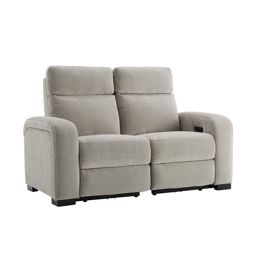 Comfort Supreme Power Recliner Loveseat with Power Headrests and USB Charging Ports