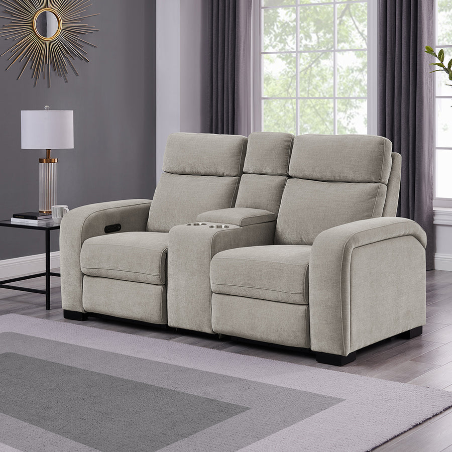 Reclining loveseat with center console online cover