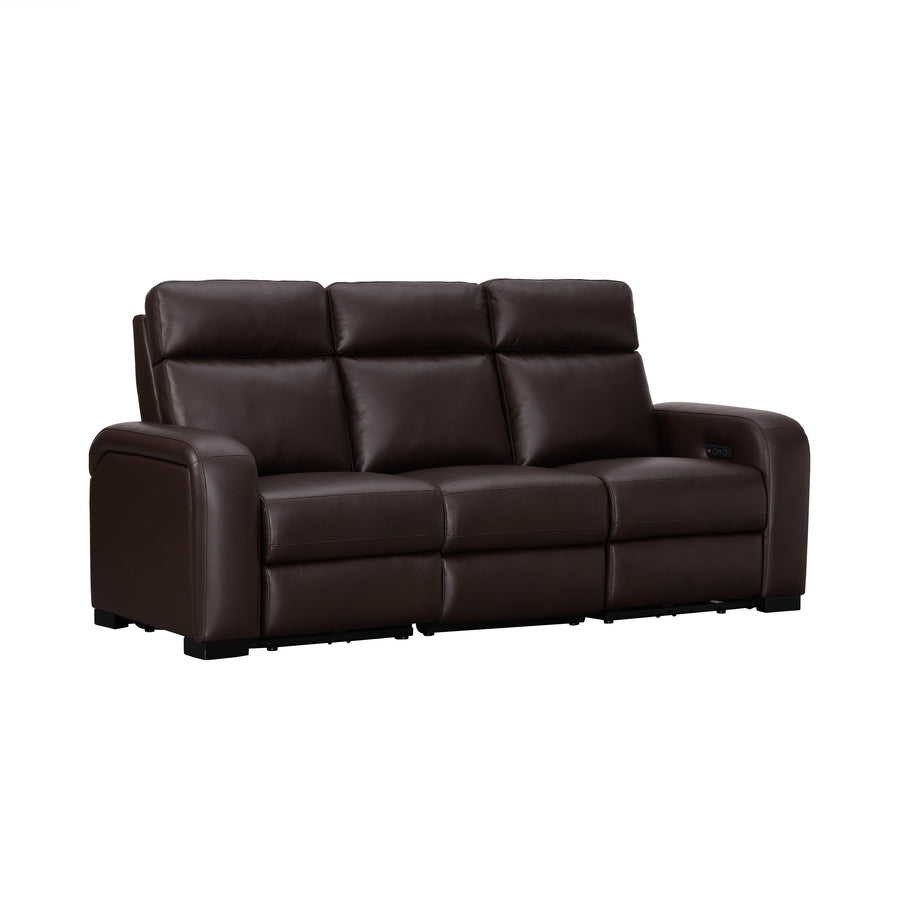 Comfort Supreme Power Recliner Sofa with Power Headrests, Drop Down Table, Reading Lights, AC Outlets and USB Charging Ports