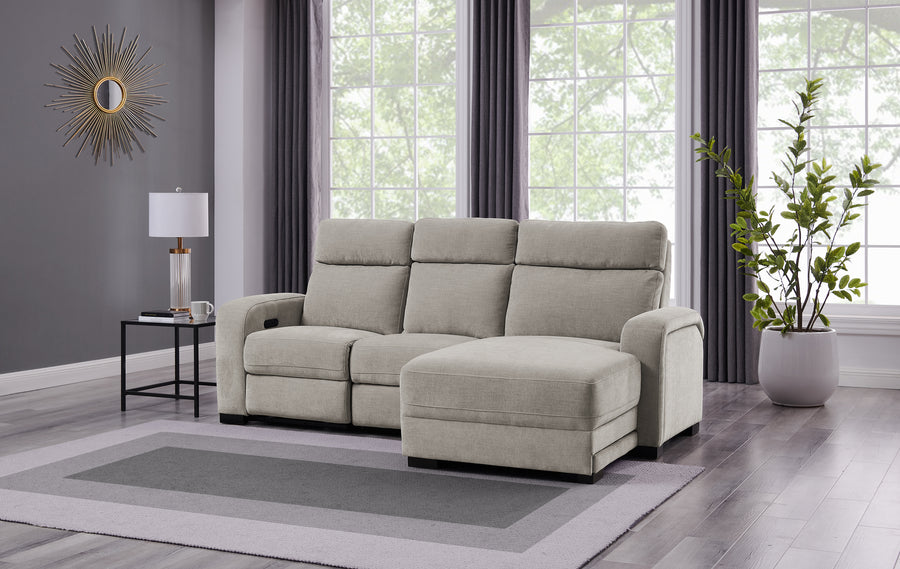 Power Recliner Sofa With Right Arm